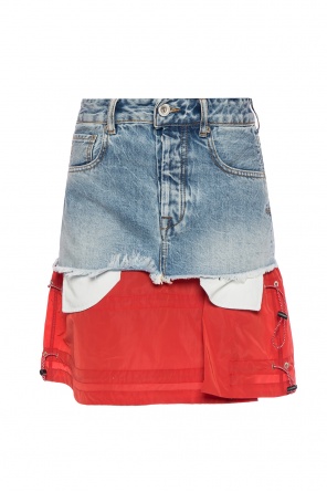 Raw-trimmed denim skirt, zdjęcie 1 Raw-trimmed denim skirt od Unravel Project